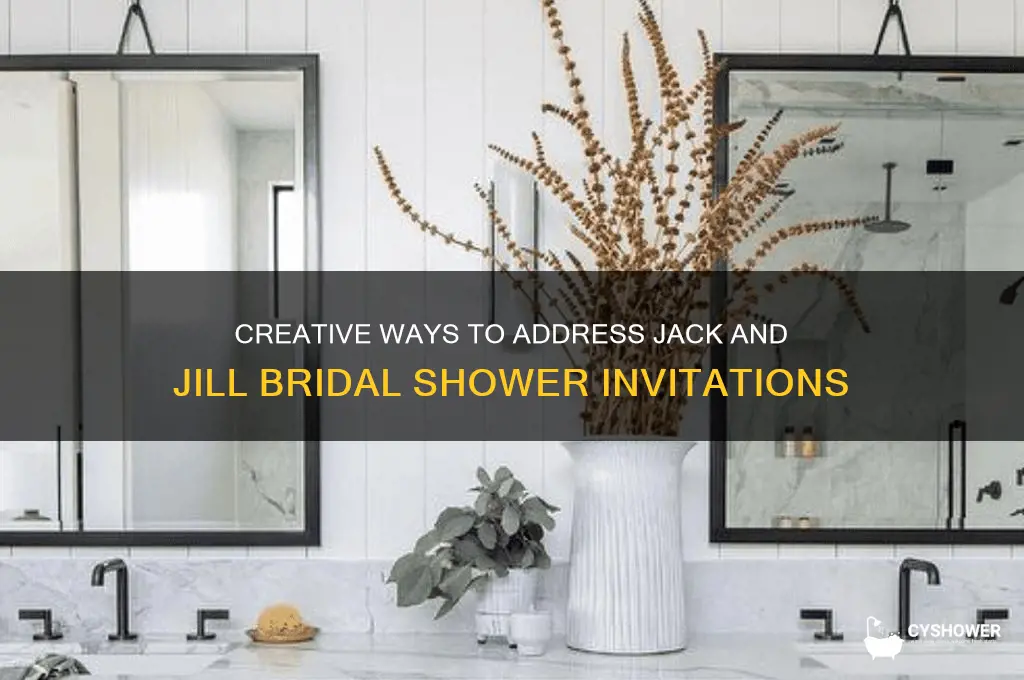 how to address invite for jack and jill bridal shower