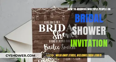 Bridal Shower Invitation Etiquette: Addressing Multiple Guests with Ease