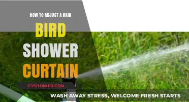 Easy Steps to Adjust Your Rain Bird Shower Curtain Perfectly