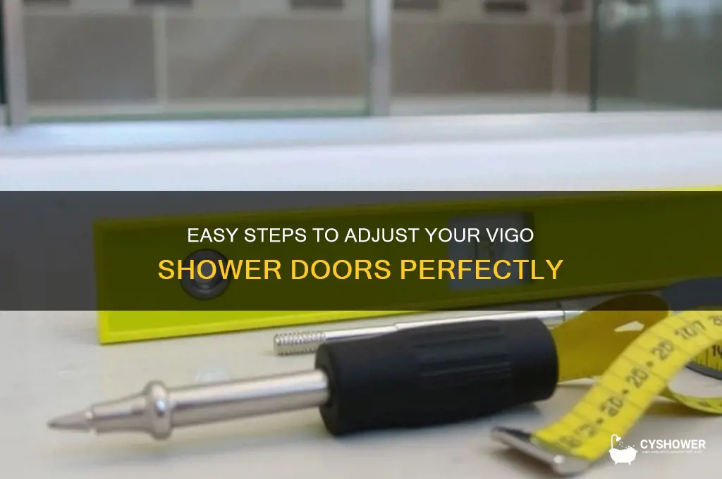 how to adjust a vigo shower doors