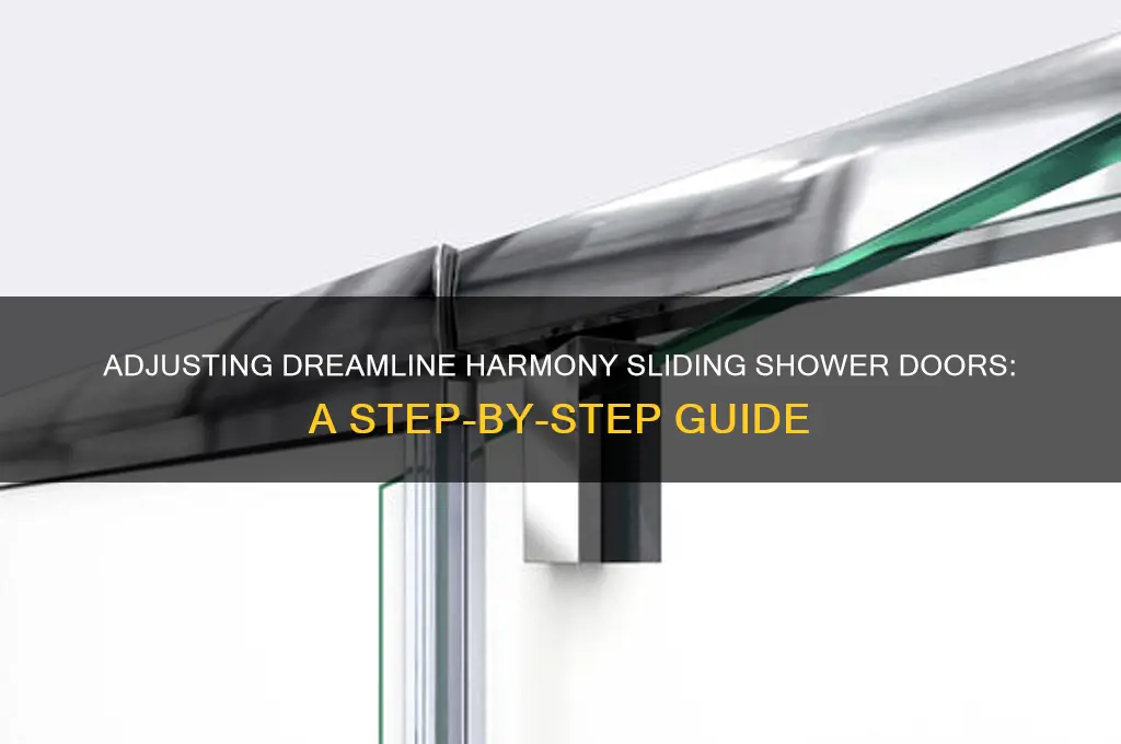 how to adjust dreamline harmony sliding shower doors