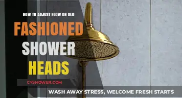 Revive Your Vintage Shower: Mastering Flow Adjustment on Old-Fashioned Heads