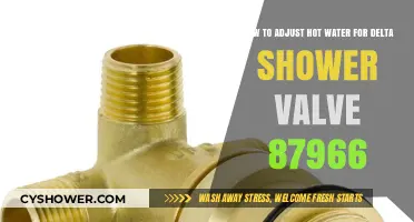Adjusting Delta Shower Valve 87966 for Perfect Hot Water Temperature