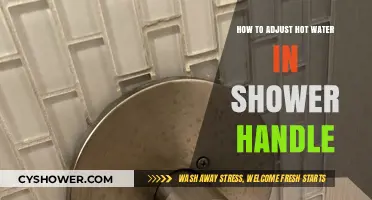 Easy Steps to Adjust Your Shower Handle for Perfect Hot Water