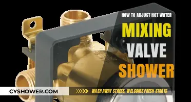 Mastering Your Shower: Adjusting the Hot Water Mixing Valve