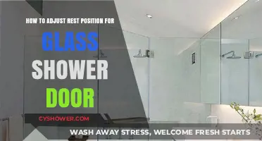 Adjusting Your Glass Shower Door’s Rest Position: A Simple DIY Guide