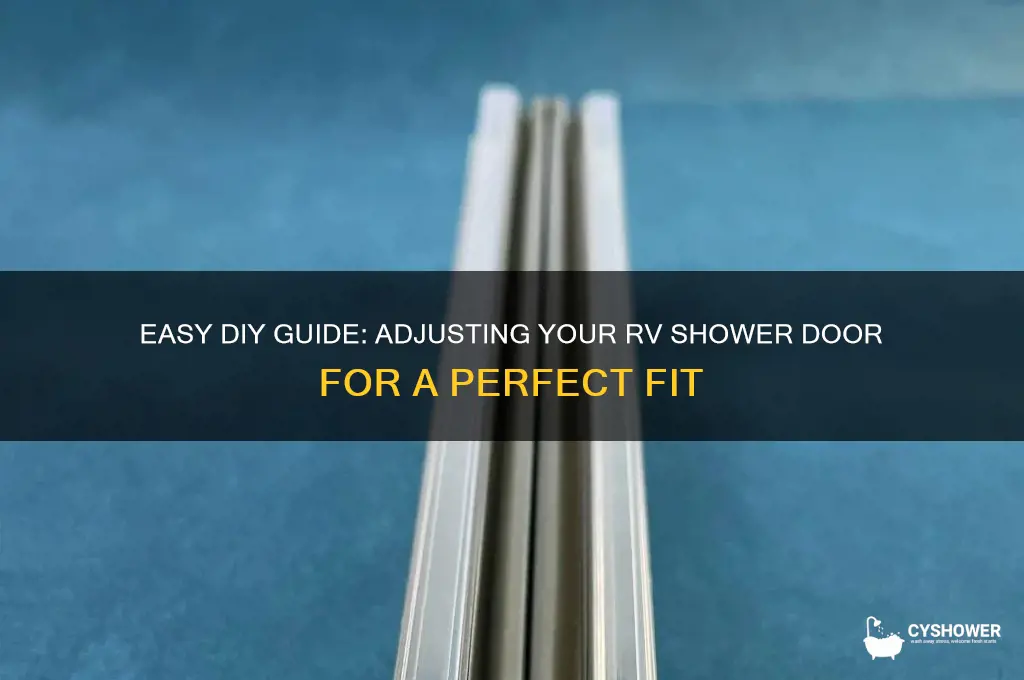 how to adjust rv shower door