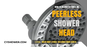 Easy Guide to Adjusting Your Peerless Shower Head Settings
