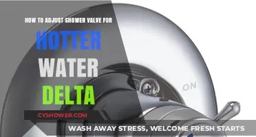 Adjusting Delta Shower Valve for Hotter Water: A Step-by-Step Guide