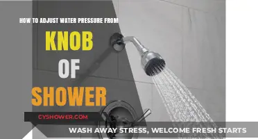 Mastering Your Shower: Easy Steps to Adjust Water Pressure via Knob