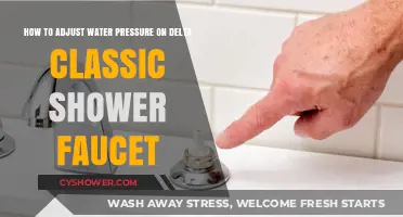 Adjusting Water Pressure on Your Delta Classic Shower Faucet: A Guide