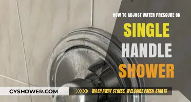 Easy Steps to Adjust Water Pressure on Single-Handle Showers