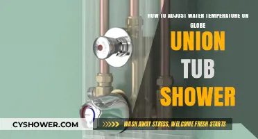 Easy Steps to Adjust Globe Union Tub Shower Water Temperature