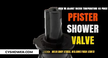 Adjusting Your Price Pfister Shower Valve for Perfect Water Temperature