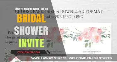 Bridal Shower Wish List Etiquette: Crafting the Perfect Invitation Wording