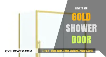 Elegantly Aging Your Gold Shower Door: A Step-by-Step Guide