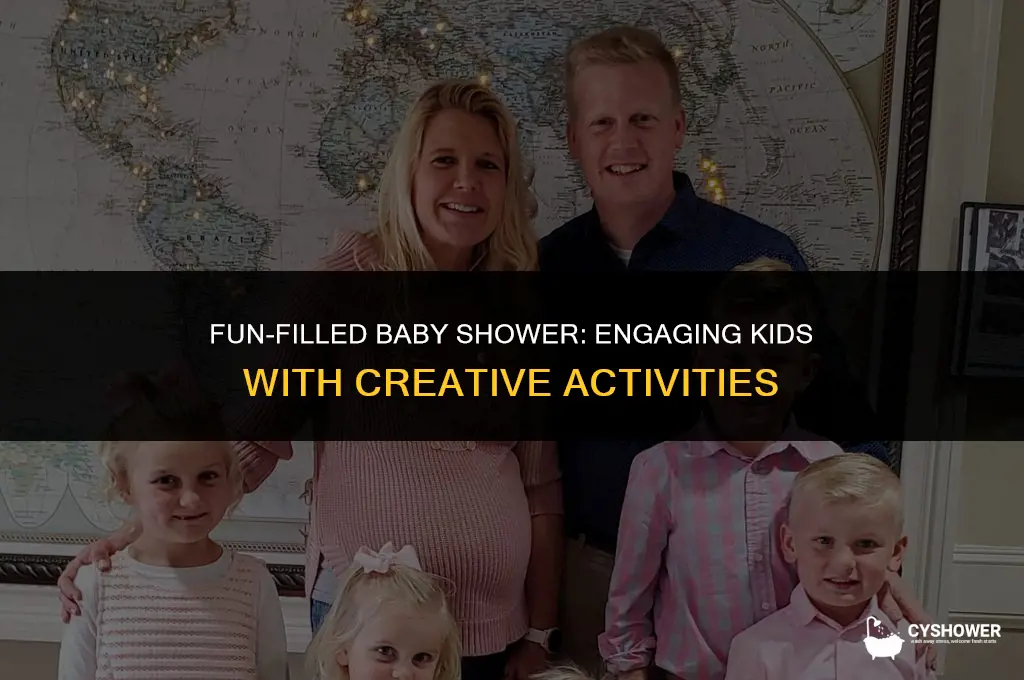 how to amuse kids at a baby shower