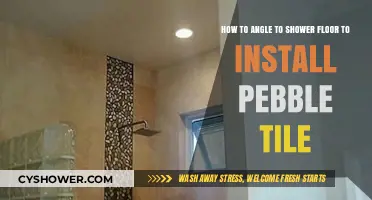 Mastering Shower Floor Angling for Perfect Pebble Tile Installation