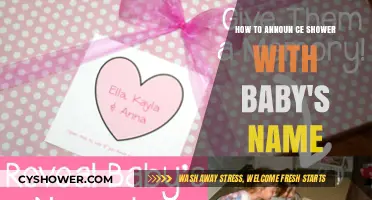 Sweet Reveal: Sharing the Joy of Baby's Name at Your Shower