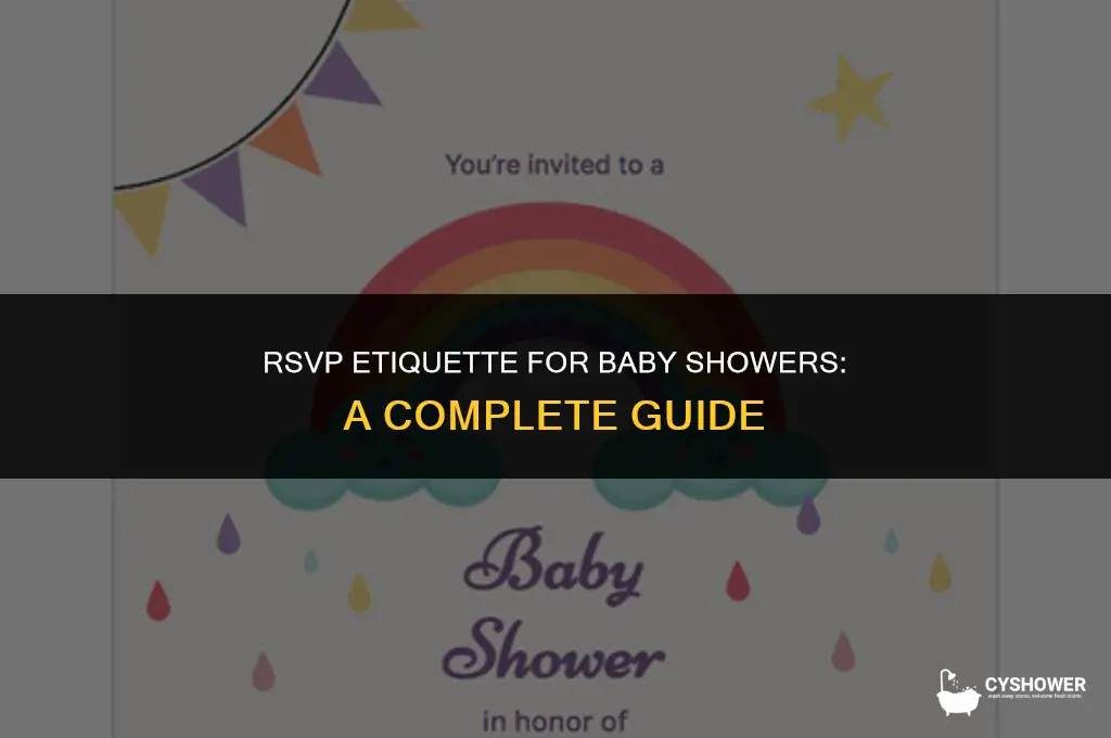 how to answer rsvp baby shower