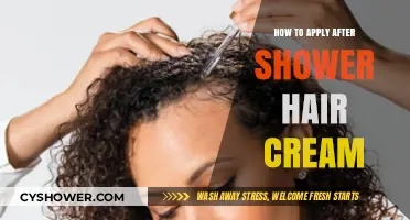 Post-Shower Hair Care: Mastering the Art of Applying Hair Cream