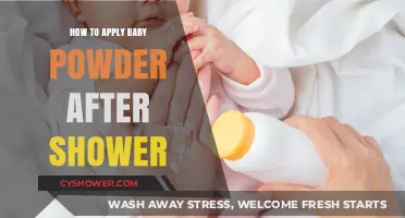 Post-Shower Freshness: The Art of Applying Baby Powder