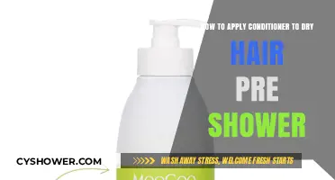 Pre-Shower Conditioning: Revitalize Dry Hair with This Simple Technique