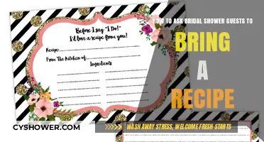 Recipe Requests: A Sweet Bridal Shower Tradition for Guests