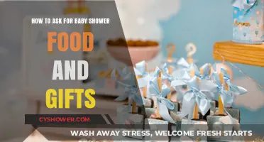 Graceful Guide to Requesting Baby Shower Contributions: Food & Gifts