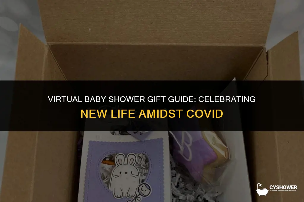 how to ask for baby shower gifts during covid