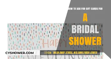 Bridal Shower Gift Card Etiquette: How to Ask Gracefully and Thoughtfully