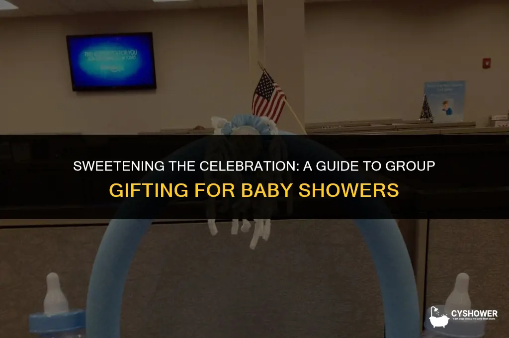 how to ask for group gifting for baby shower