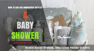 Unwrapped Gifts at a Baby Shower: A Guide to Gracious Requesting