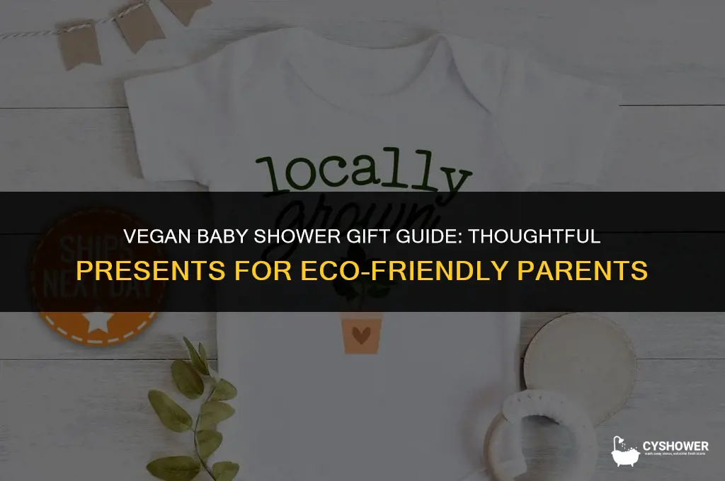 how to ask for vegan gifts at baby shower