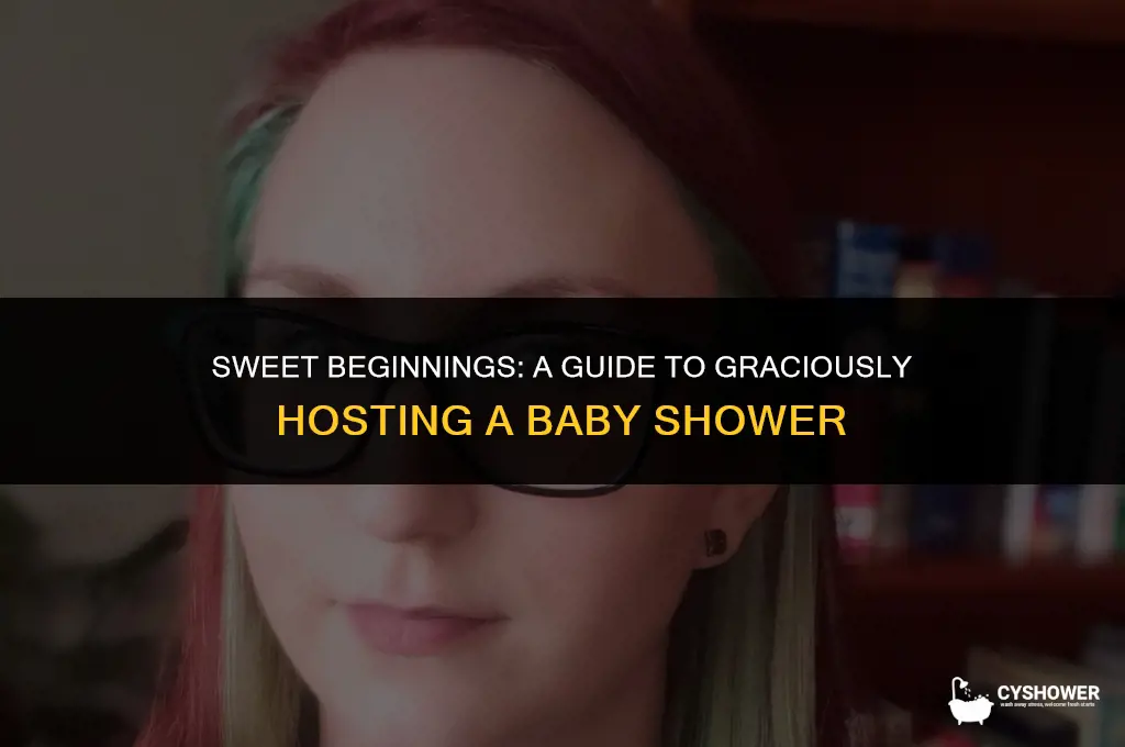 how to ask someone to host a baby shower