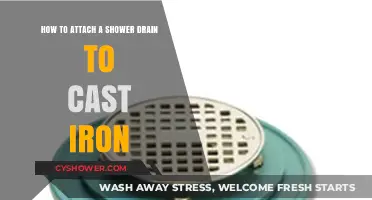 Attaching a Shower Drain to Cast Iron: A Step-by-Step Guide