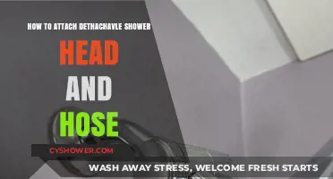 Easy Guide: Attaching Detachable Shower Head and Hose Effortlessly