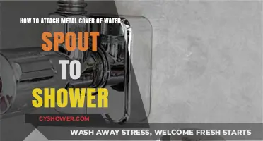Attaching Metal Water Spout Cover to Shower: A Step-by-Step Guide