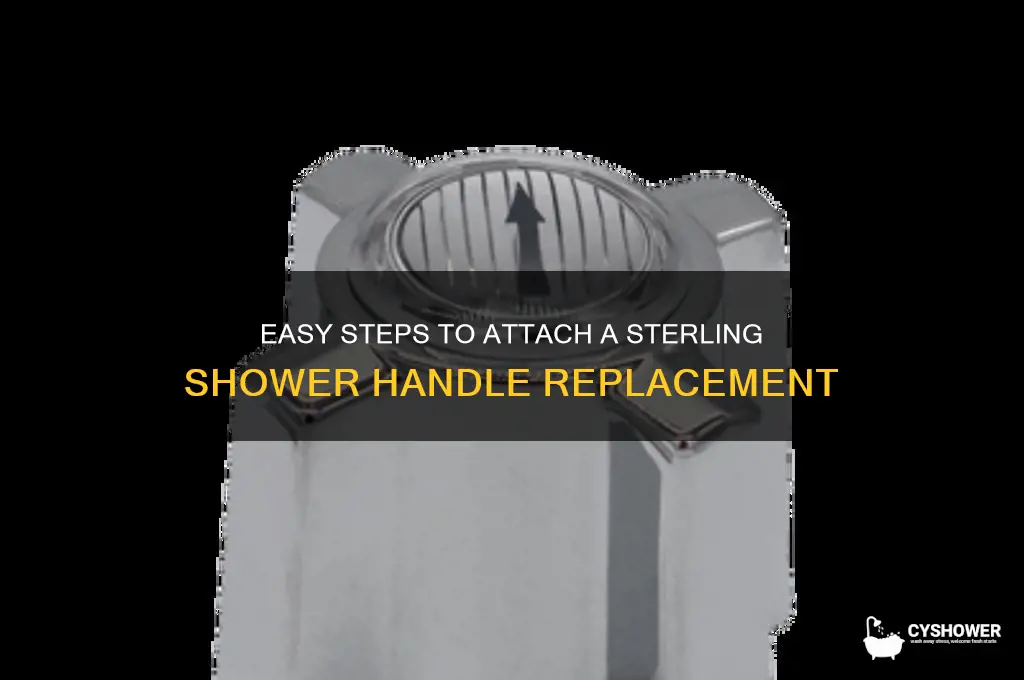 how to attach sterling shower handle replacement