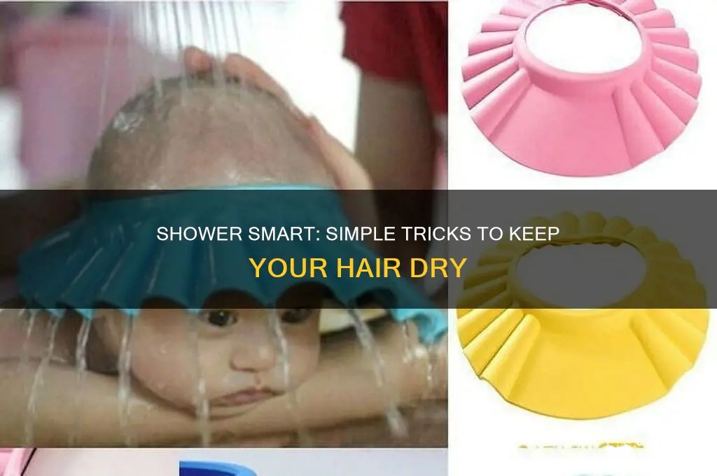 how to avoid getting hair wet in shower