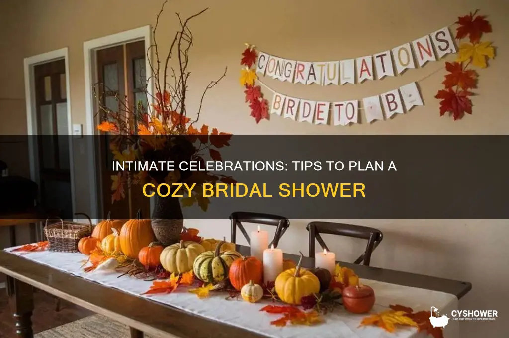 how to avoid large bridal shower