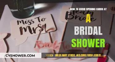 Graceful Bridal Shower Etiquette: Avoiding Card Openings with Style and Tact