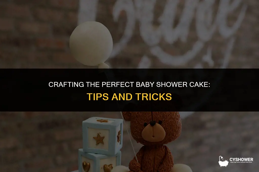 how to baby shower cake