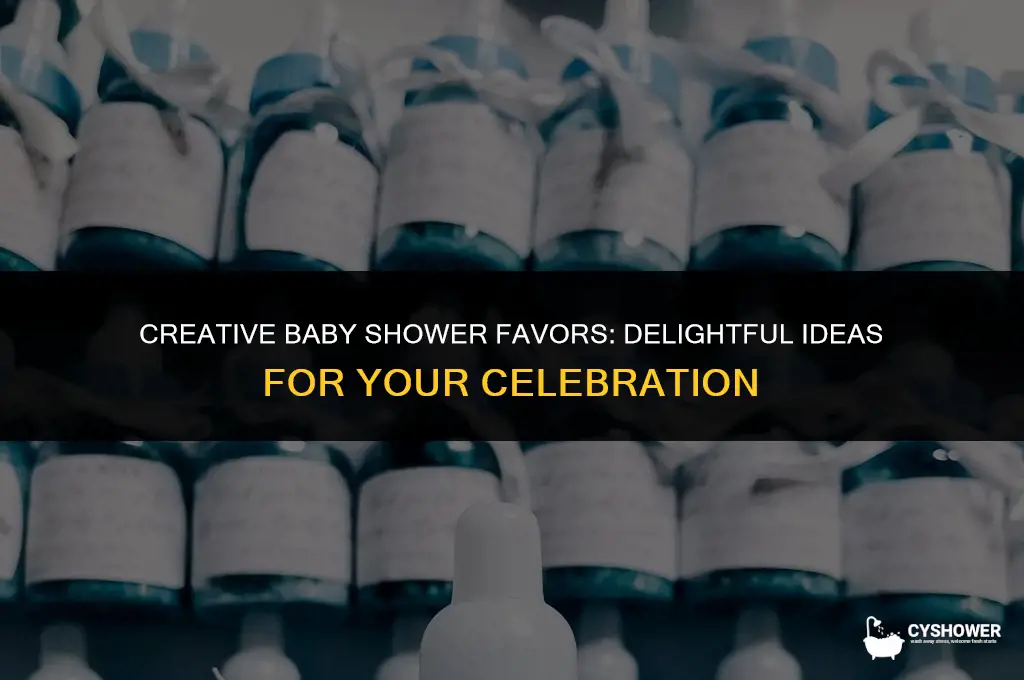 how to baby shower favors