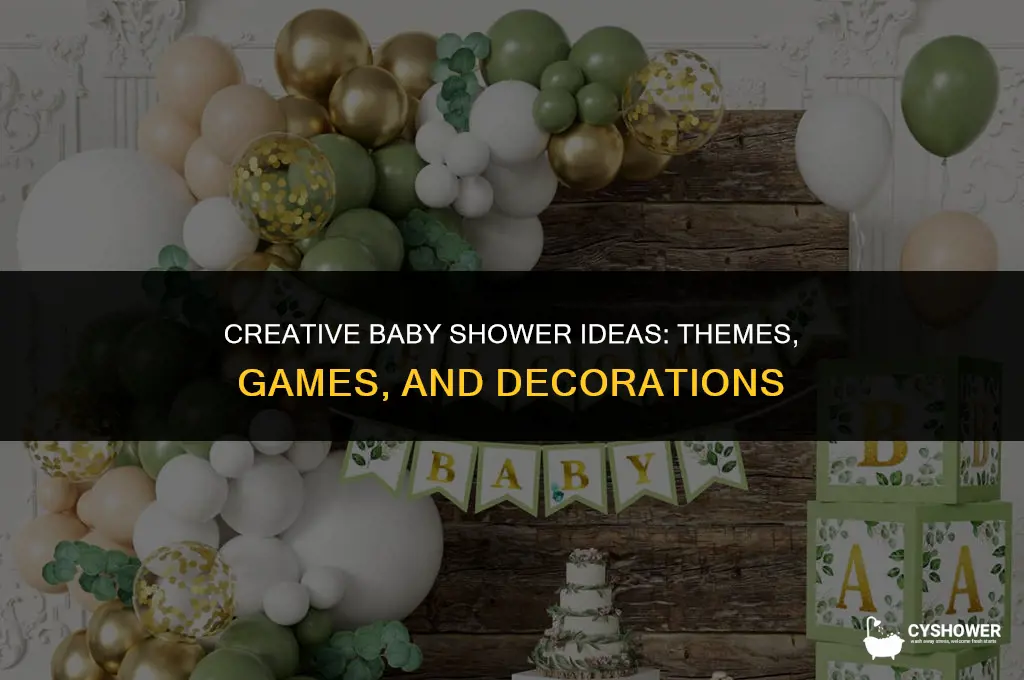 how to baby shower ideas