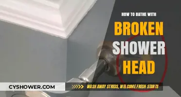 Creative Solutions: Bathing Efficiently with a Broken Shower Head
