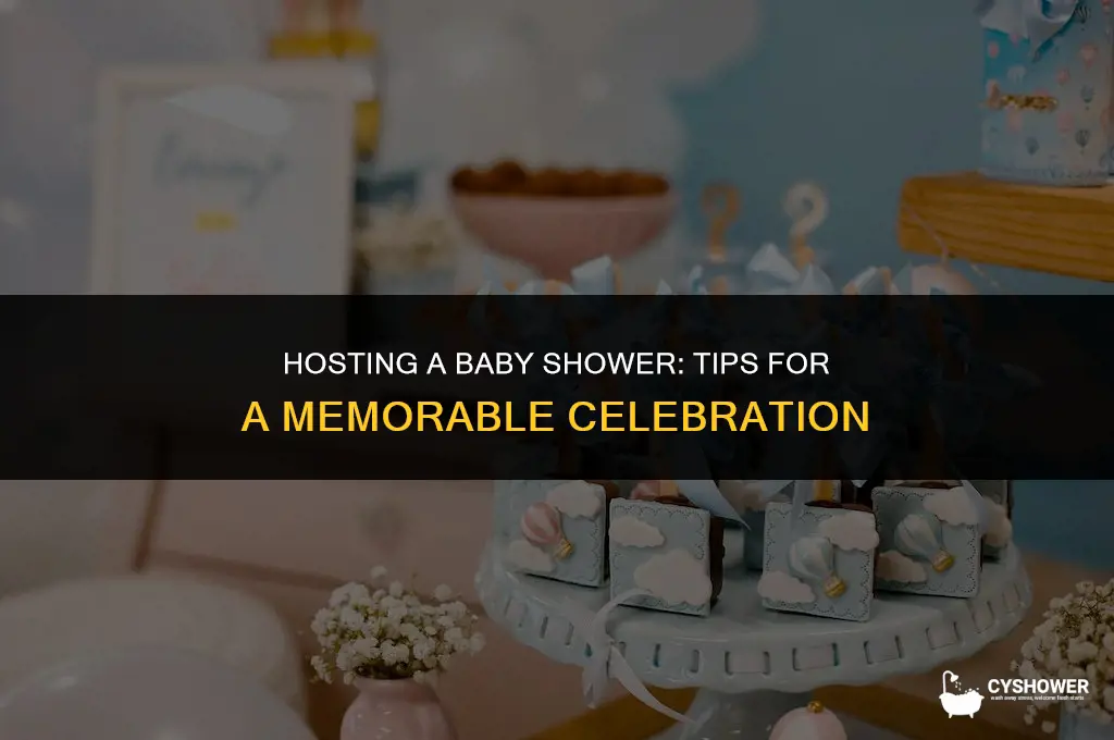 how to be a good hostess at a baby shower