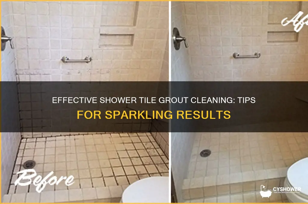how to best clean shower tile grout