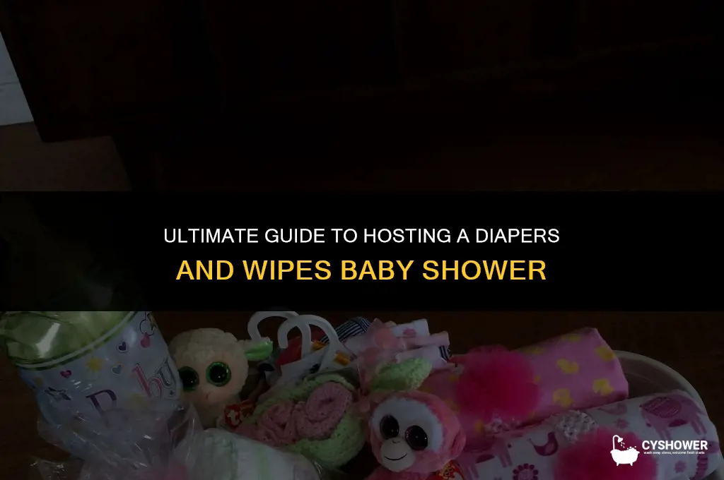how to best do a diapers and wipes baby shower