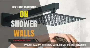 Mastering the Art of Shower Wall Water Spray Techniques